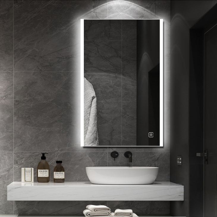 Led Backlit Mirror With Borde