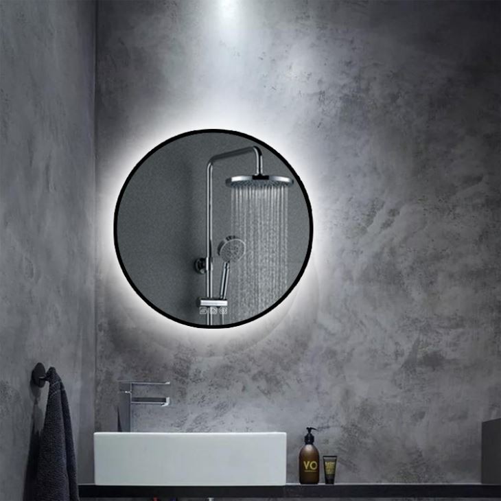 Led Backlit Mirror With Borde